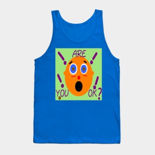 Are You Ok illustration Tank Top